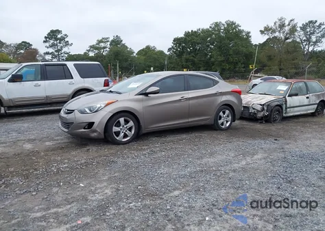 2013 Hyundai Elantra Gls из США, поврежденный, VIN 5NPDH4AE9DH435135